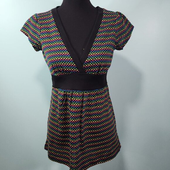 Ultra flirt made in USA juniors rainbow hearts tank top size small Small
Lot I - Picture 1 of 7